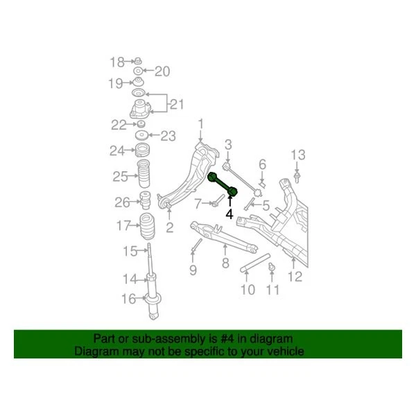 For Jeep Patriot 2007-2017 Jeep Rear Alignment Camber & Toe Lateral Link Foto 4 de 4