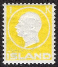 ICELAND 1912, SC-96, F MNH** 1K, Frederik VIII, cv $90.00  *Bay Stamps*