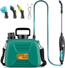 BROKELIT Battery Powered Sprayer 1.58 Gallon-Rechargeable Handle51 ...