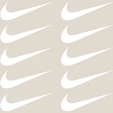 Set of Ten Nike Swoosh Iron On DTF Transfers For Soft Garments T-shirt, Handmade