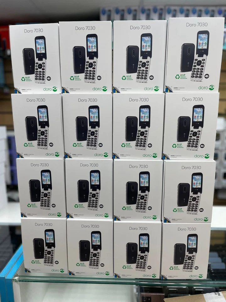 New Doro 7030 4G Dual sim, Big Keys, Loud Sound, Black & White factory unlocked. - Image 3 of 4
