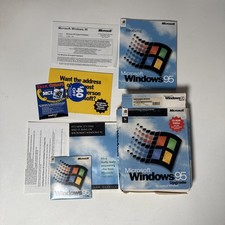 Microsoft Windows 95 Upgrade CD Version Big Box w/ CD Key