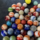 ESTATE LOT MARBLES /SWIRLS/OX BLOOD /SLAGS /PATCHES/RIBBON/B34 — photo 6