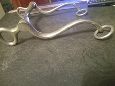 Used gaited horse bit long low port 5 in mouth pleasure bit