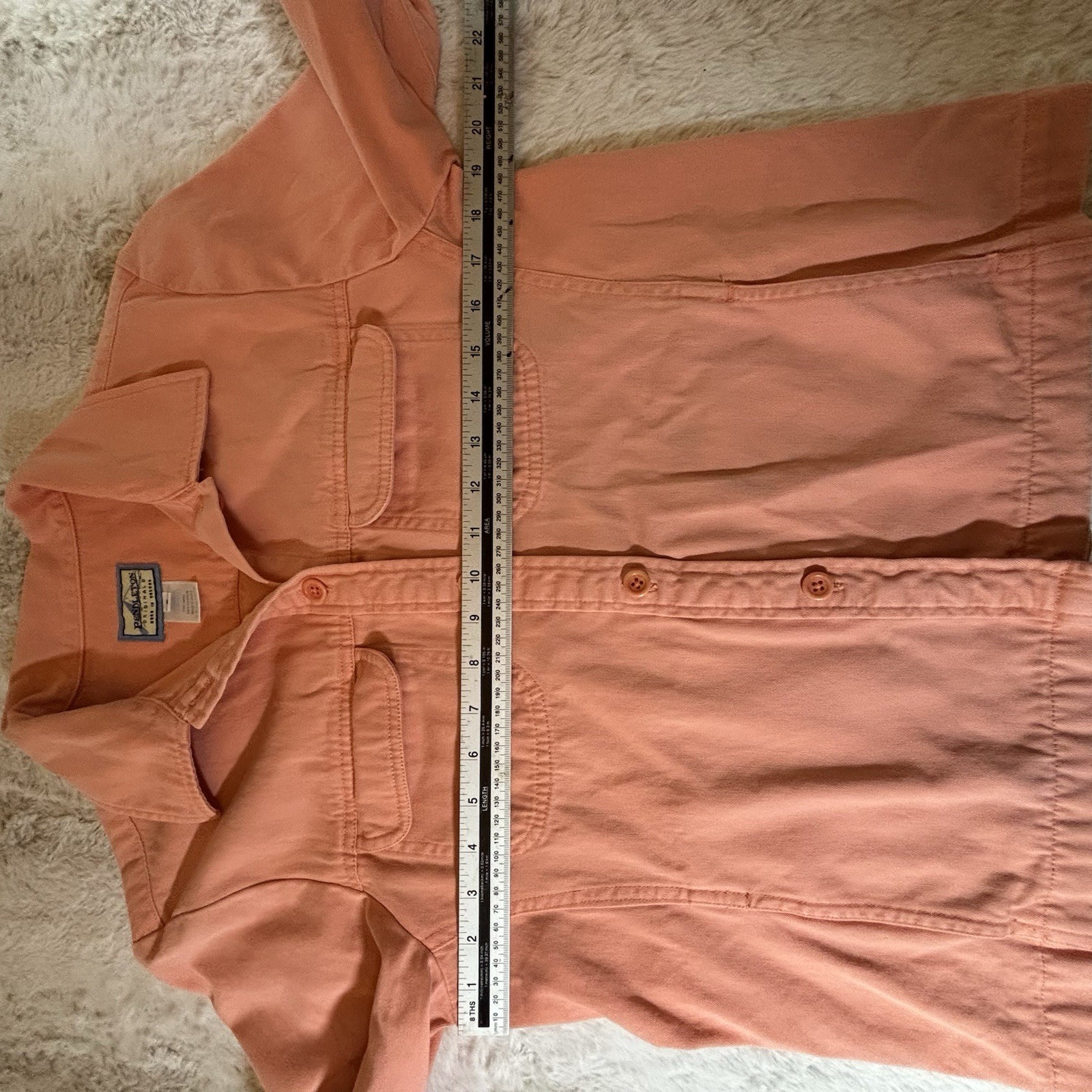 Pendleton Women’s Cotton Utility Jacket Coral Pin… - image 7