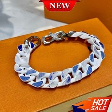 Stainless Steel Men's Cuban Chain Fashion Necklace Exquisite Bracelet Accessory