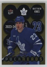 2024-25 Upper Deck Fleer Ultra Puckheads Gold 7/10 Matthew Knies #PH-31 0nr3