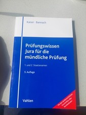 Prüfungswissen Jura für die mündliche Prü...