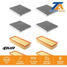 Air Cabin Filters (8 Total) Kit For Volkswagen Golf SportWagen Audi Q3
