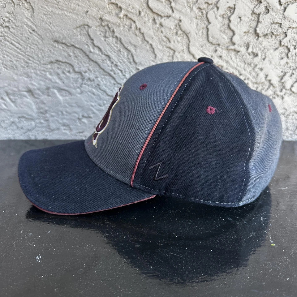 Arizona State Sun Devils Hat Cap Fitted Mens 7 1/2 Gray Maroon NCAA Baseball - Image 4 of 4