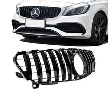 Kühlergrill Schwarz passt für Mercedes W176 Mopf 15-19 + Sport -Panamericana GT Kühlergrill Schwarz passt für Mercedes W176 Mopf 15-19 + Sport -Panamericana GT