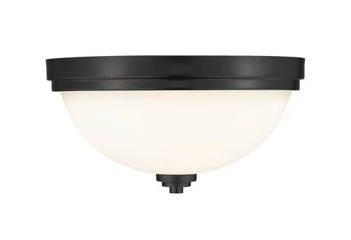 Z-Lite 443F2 Bronze Ashton 2-Light 13"W Flush Mount Bowl Ceiling Fixture - Picture 5 of 7