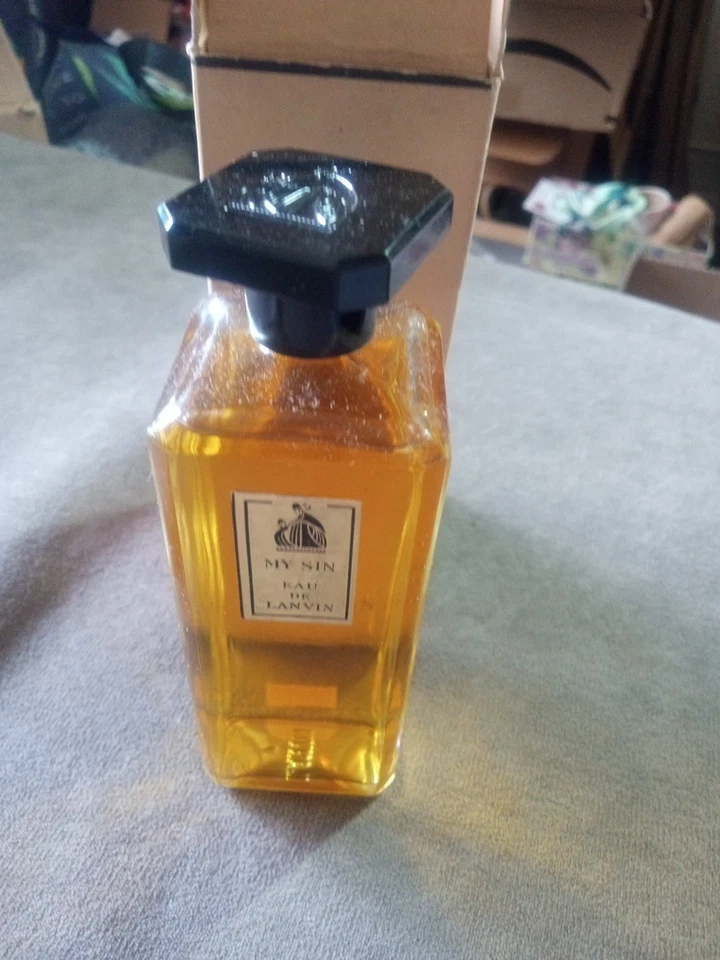MY SIN Vintage \Eau De LANVIN Splash 2.0 OZ Caja Original Colonia Foto 2 de 4