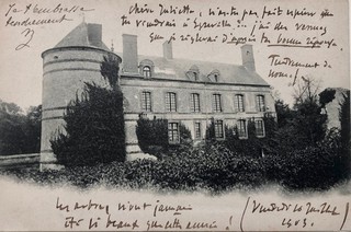 Jules MASSENET Carte postale autographe signée adressée à sa fille Juliette