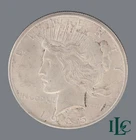 1925 P Peace US Silver Dollar - AU, 90% Silver US Coin