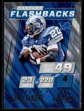 2017 Panini Absolute #6 Barry Sanders Fantasy Flashback
