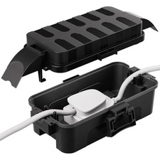 RESTMO IP55 Weatherproof Outdoor Electrical Box (Inner Size 15 × 8.1 × 4.5 cm)