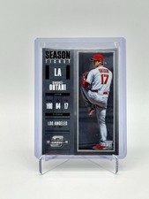 2018 Panini Chronicles - Contenders Optic Shohei Ohtani #9 (RC) Season Ticket