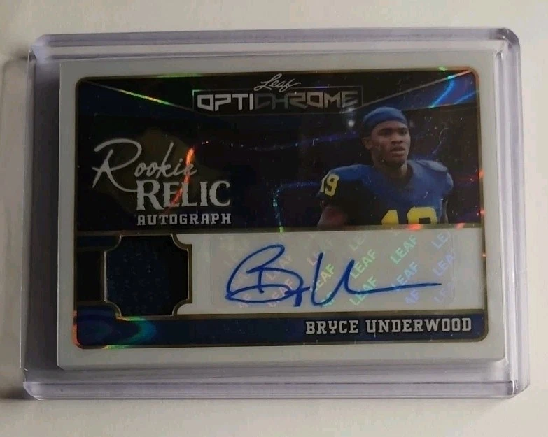 Leaf Autographed Football Sports Trading Cards & Accessories for