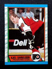 KJELL SAMUELSSON RC 1989-90 TOPPS NHL HOCKEY 89-90 #100 NRMINT+        78146
