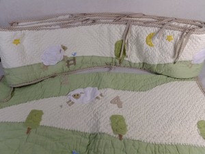 pottery barn bumper pad