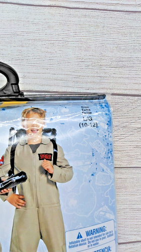 Ghost Busters Deluxe Child Halloween Costume Size LG 10/12 NEW - Picture 2 of 3