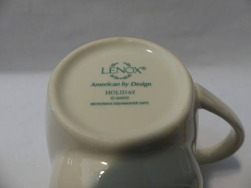 Lenox Holly Holiday Cup Of Cheer Teabag Mug - Picture 5 of 6