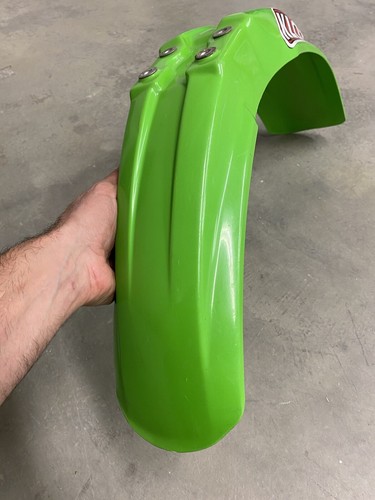 1994-2002 Kawasaki Kx 125 250 500 Oem Front Fender Green Plastic Kx125 Kx250 - Picture 7 of 12