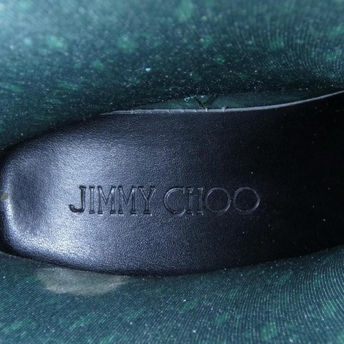 Jimmy Choo Size 36 Women's Round Toe Rubber Rain Boots Ankle Boots in Green - Picture 6 of 6