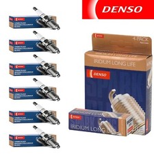 6 Pack Denso Iridium Long Life Spark Plugs for 2008-2010 DODGE NITRO V6-3.7L