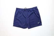 Vtg 90s Nike Mens XL Distressed Travis Scott Mini Swoosh Above Knee Shorts AS IS