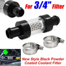 NEW For 3/4" Filter Inline Heater Core Coolant Filter & Inspection System 3/4"