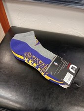 NBA Los Angeles Lakers Men's No Show Socks 3 Pairs Size 6-12- New With Tags