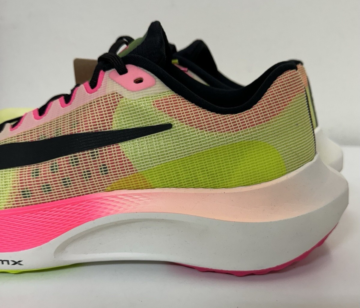 Nike Zoom Fly 5 PRM EK Mens Sz 12.5 Volt Black Pink Green
