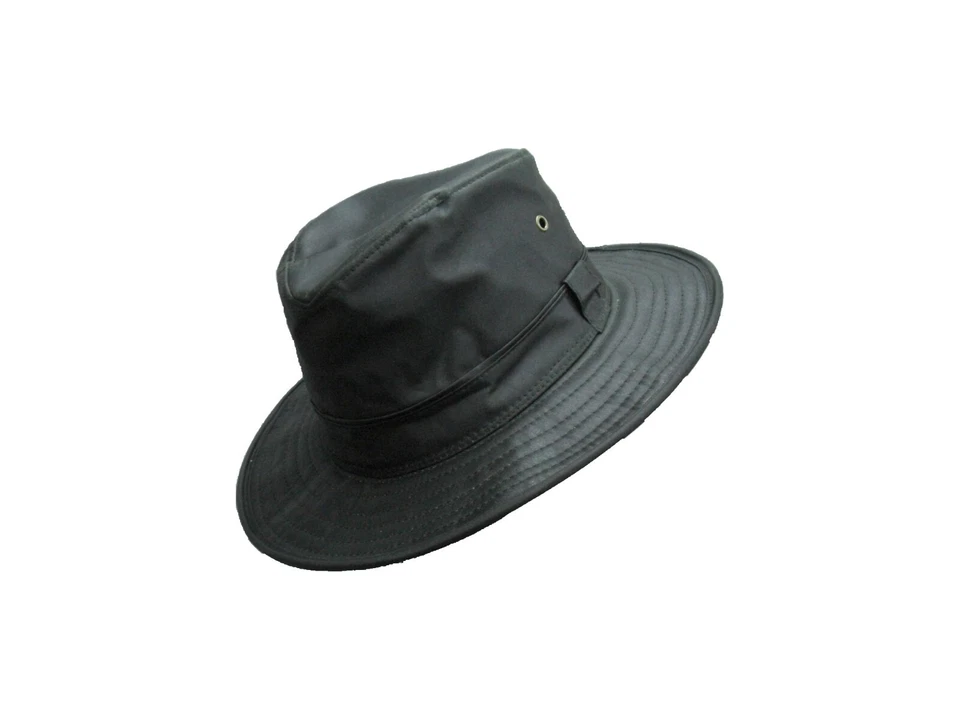 Sombrero GLEN Algodón Encerado Original Cazador Exterior Estilo Trilby Nuevo con Etiquetas Foto 4 de 4