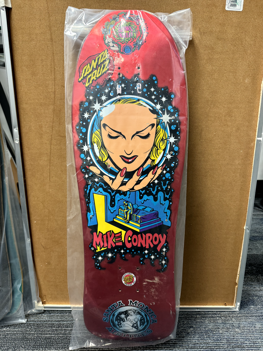 Santa Cruz SMA Mike Conroy Crystal Ball Red **RARE DECK** USED