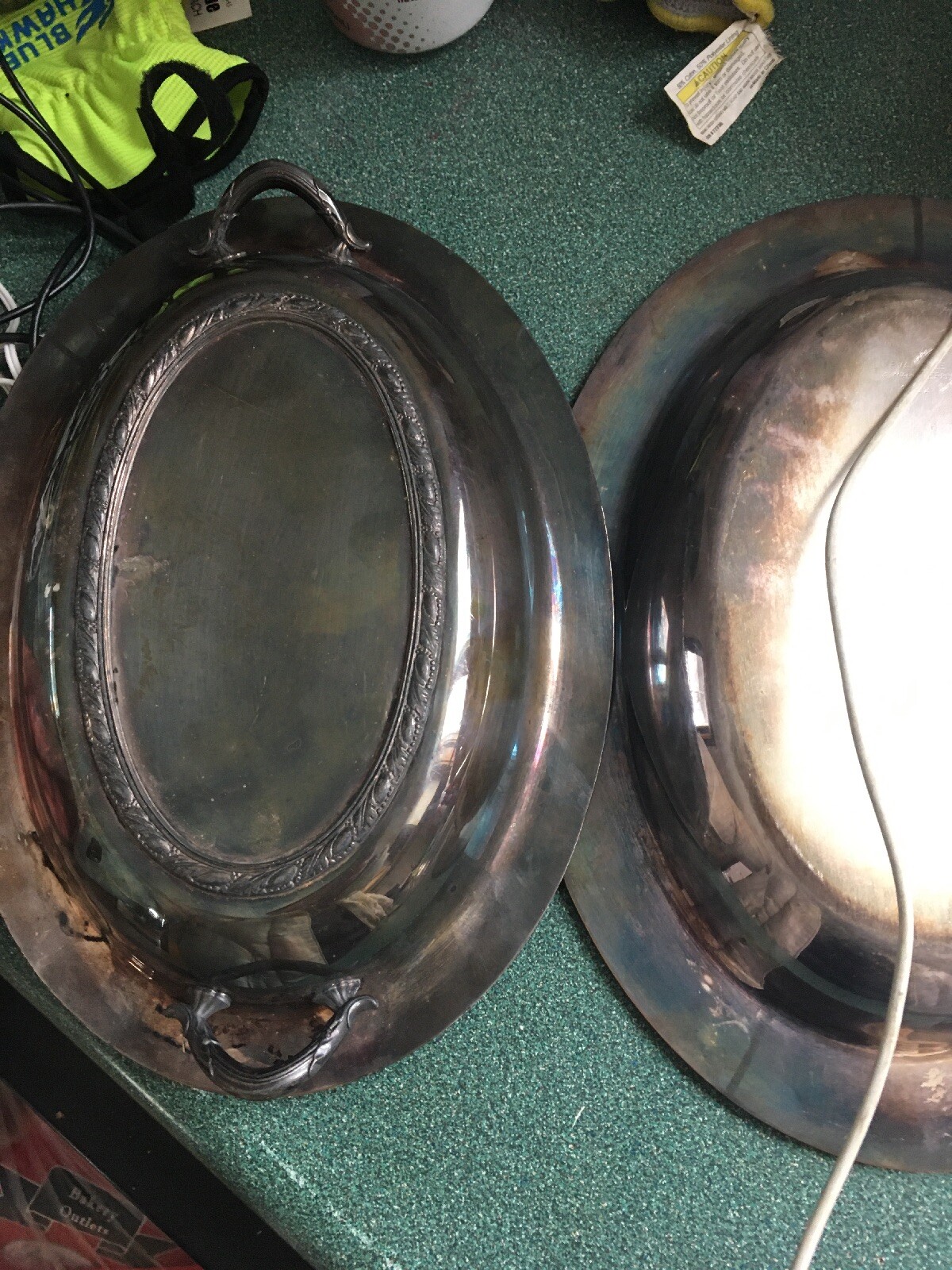 Evandale WM Rogers Silver Plated serving dish 1112 eBay