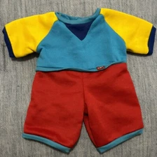 Cabbage Patch Kids / Doll  “ Kids “ Color Block Red, Yellow & Blue (AB47 CPK