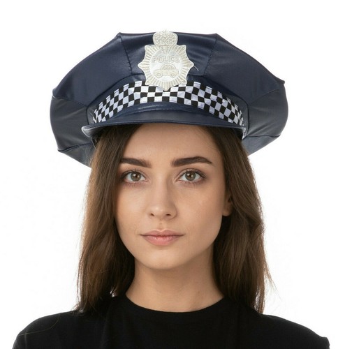 UNISEX DARK BLUE CHECKERED POLICE UK 