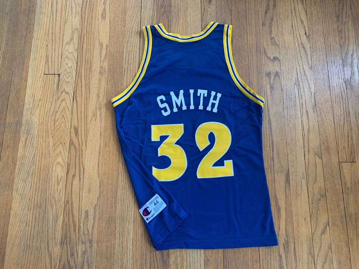 【希少】 NBA ジョー・スミス WARRIORS　ウォリアーズ　ユニフォーム Vintage 90's Blue Golden State Warriors Joe SMITH #32 NBA Sz