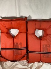 Near Shore Type II PFD Buoyant Life Vests, Adult Univeral 30"-52" Chest Pair 