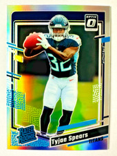 2023 Donruss Optic Tyjae Spears SILVER Prizm RC #297 Titans Rookie!