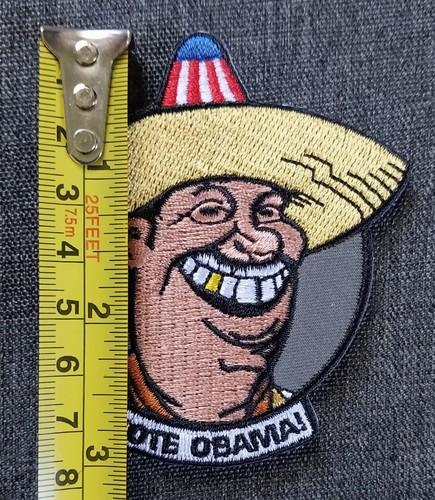 Lot 5 VOTE OBAMA! Lustige Humor Neuheit Moral Aufnäher ~ Neu aus altem Lagerbestand ~ Haken & Schleife - Bild 5 von 6