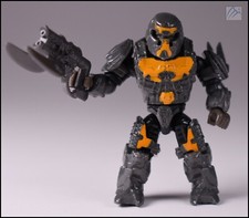 HALO MEGA BLOKS NARANJA PACTO BRUTO DESTERRADO CON MINI FIGURA DE ESPIGA DXR57