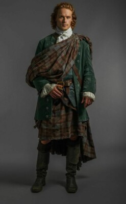 Highlander Collection Yard Polyviscoe Kilt in Jamie Fraser Tartan only  £79 UK