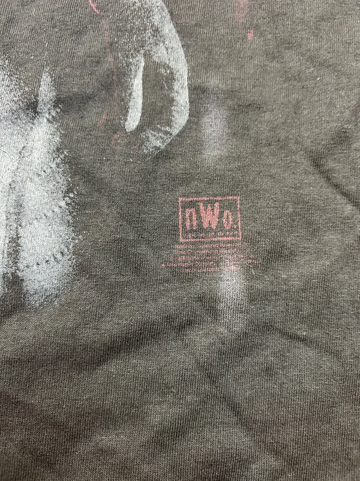 Camisa negra vintage 1998 WCW Wrestling NWO The Sting talla 3XL XXXL Steve Borden Foto 4 de 4