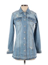 Tribal Jeans Women Blue Denim Jacket Xs