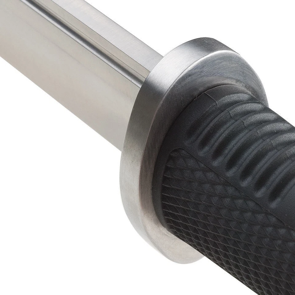 17" Honshu Tanto Knife and Leather Sheath - Stainless Steel Blade, TPR Handle - Image 3 of 3