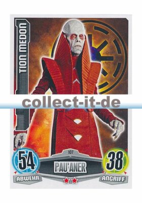 Force Attax Movie Cards 1 107 - TiON MEDON - Pau'Aner - Die Republik