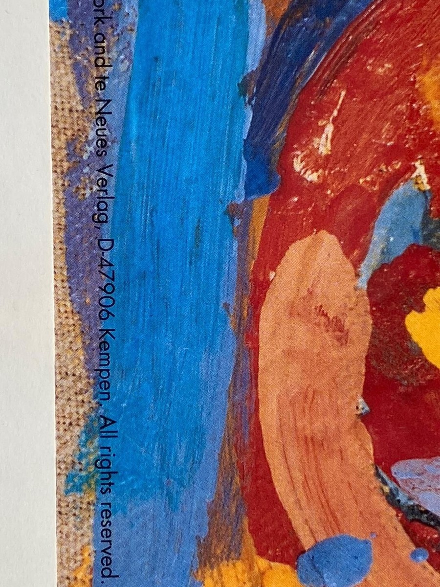 Jasper Johns - Zero Nine Wax on the newspaper on canvas Poster